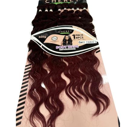 Imagem de Cabelo Orgânico Cherey Para Entrelace Ondulado Longo 80cm