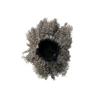 Imagem de Cabelo Organico Coque Cacheado Curto Afro Puff Com Regulador