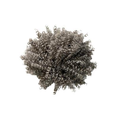 Imagem de Cabelo Organico Coque Cacheado Curto Afro Puff Com Regulador