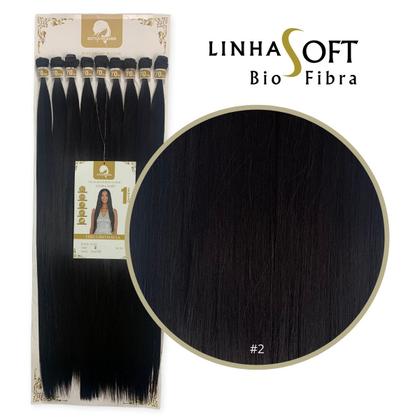 Imagem de Cabelo Orgânico Linha Soft Liso Estylo Mulher Entrelace Bio Fibra Macia 70cm 340gr