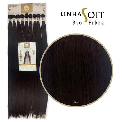 Imagem de Cabelo Orgânico Linha Soft Liso Estylo Mulher Entrelace Bio Fibra Macia 70cm 340gr