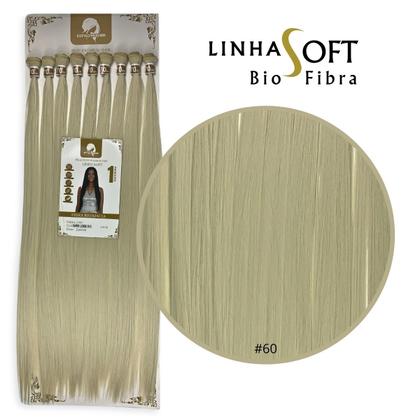 Imagem de Cabelo Orgânico Linha Soft Liso Estylo Mulher Entrelace Bio Fibra Macia 70cm 340gr