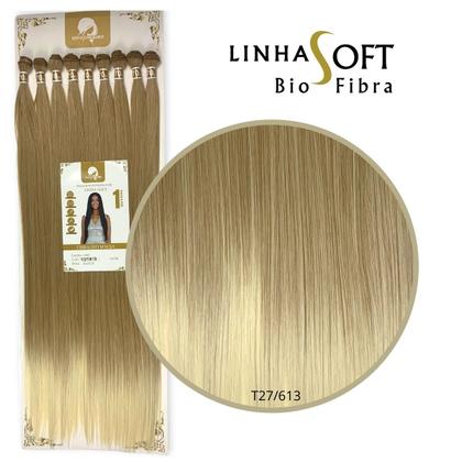 Imagem de Cabelo Orgânico Linha Soft Liso Estylo Mulher Entrelace Bio Fibra Macia 70cm 340gr