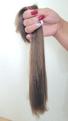 Imagem de Cabelo Para Bebê Reborn - Fibra Beautex Castanho Claro Nº08 Com 90g