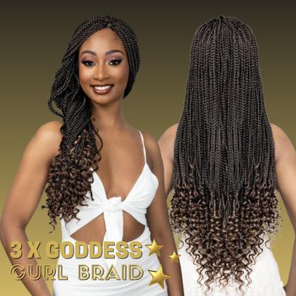 Imagem de Cabelo Para Tranças 3 X Goddess Curl Braid Ser Mulher 240g 135cm