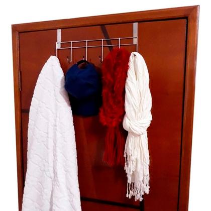 Imagem de Cabide de Porta com 6 Ganhcos Cromado