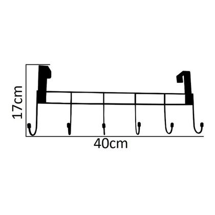 Imagem de Cabide de Porta com 6 Ganhcos Cromado