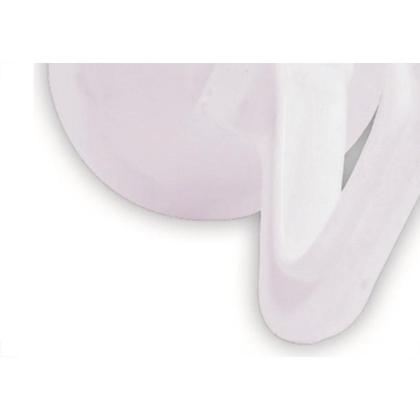 Imagem de Cabide De Pressao Daivak Plastico Branco 101 - Kit C/12