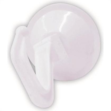 Imagem de Cabide De Pressao Daivak Plastico Branco 101 - Kit C/12