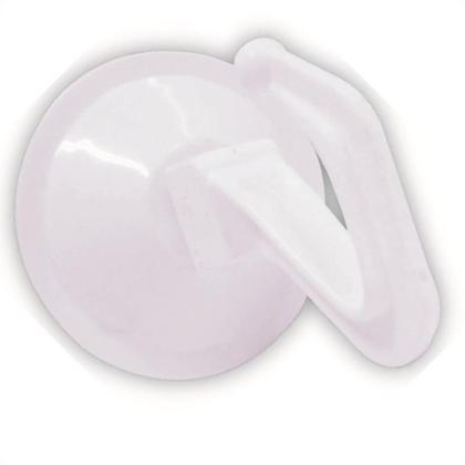 Imagem de Cabide De Pressao Daivak Plastico Branco 101 - Kit C/12