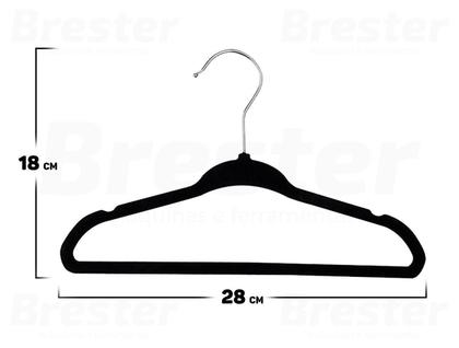 Imagem de Cabide De Veludo Infantil Kit C 5 Unidades