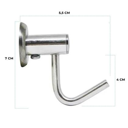 Imagem de Cabide Gancho Simples Inox para Banheiro - Pison