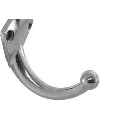 Imagem de Cabide Inca Duplo Zamac Cromado - Kit C/12 Pecas