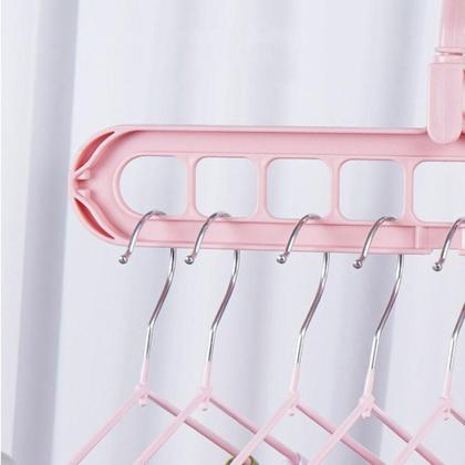 Imagem de Cabide Mágico Organizador 9 Furos Multi-Dobrável