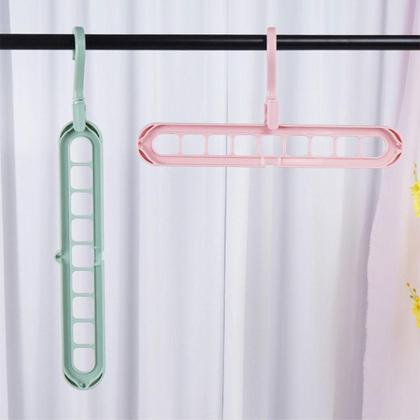 Imagem de Cabide Mágico Organizador 9 Furos Multi-Dobrável