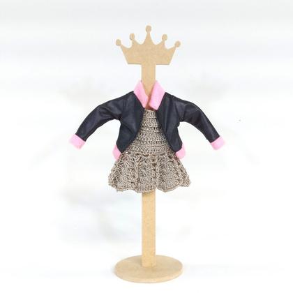 Imagem de Cabide Pedestal para Roupa de Boneca 12 Unidades