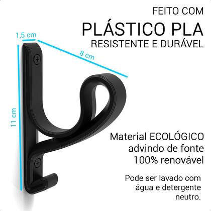 Imagem de Cabide Pendurador Bolsas Roupas Mochilas Toalhas Forte FLW