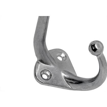 Imagem de Cabide Silvana Grande Duplo Zincado 99239 Pacote Com 20 Pecas - Kit C/20 Pecas