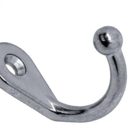 Imagem de Cabide Silvana Grande Zincado Pacote Com 20 Pecas - 96023 - Kit C/20 Pecas