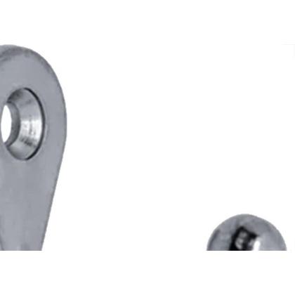 Imagem de Cabide Silvana Grande Zincado Pacote Com 20 Pecas - 96023 - Kit C/20 Pecas