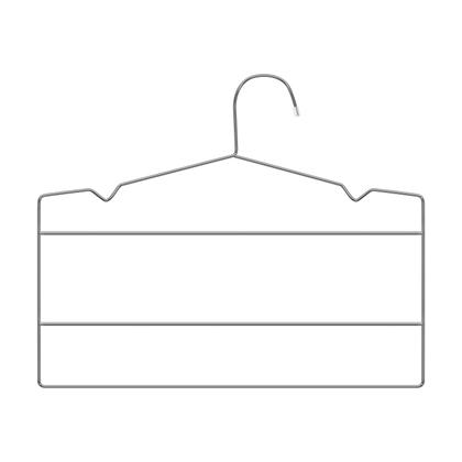 Imagem de Cabide Triplo Calceiro Cromado Kit C/ 2 Pçs