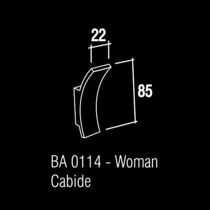 Imagem de Cabide Zen Woman Cromado 22x85x30mm BA0114.200
