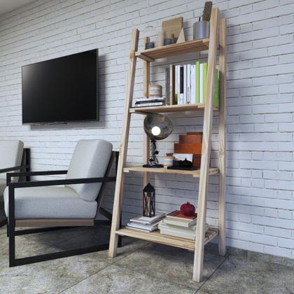 Imagem de Cabideiro Arara De Roupa ResistenteCloset Madeira Natural