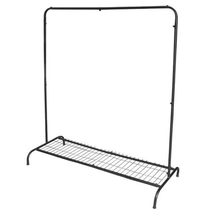 Imagem de Cabideiro Arara De Roupas Com Sapateira Para Lojas Quarto Closet Provador - Camppor