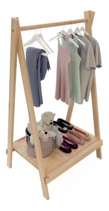 Imagem de Cabideiro Arara infantil montessariana para quarto