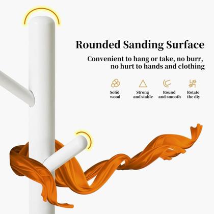 Imagem de Cabideiro Chão Mancebo com Ganchos Organizador Roupas