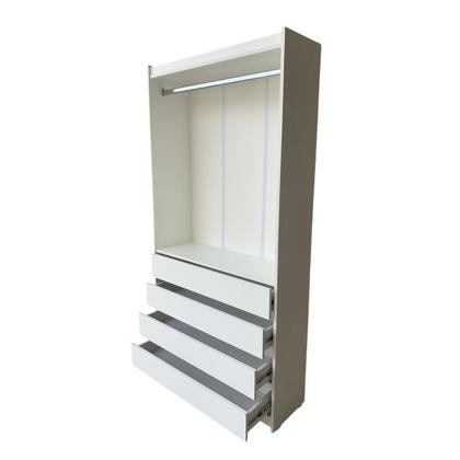 Imagem de Cabideiro Com Gaveta 100% Mdf  Branco - Suprema Móveis