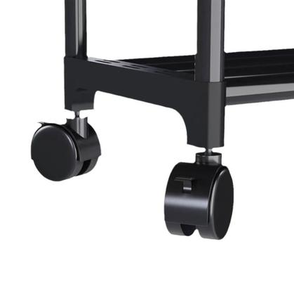 Imagem de Cabideiro com Rodinhas, Cesto de Tecido e Prateleira para Sapatos Quarto Closet Lavanderia