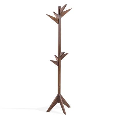 Imagem de Cabideiro de Chão 40cm Madeira Maciça Imbuia