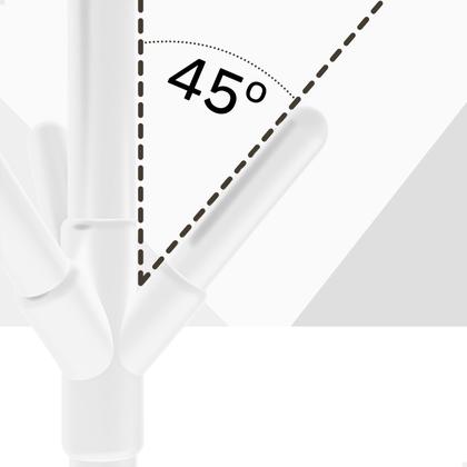 Imagem de Cabideiro de Chão Mancebo Organizador para Roupas 9 Ganchos