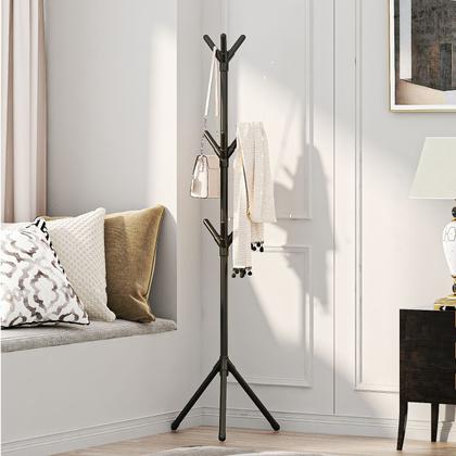 Imagem de Cabideiro de Chão Mancebo Organizador para Roupas 9 Ganchos