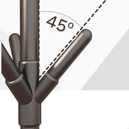 Imagem de Cabideiro de Chão Mancebo Organizador para Roupas 9 Ganchos