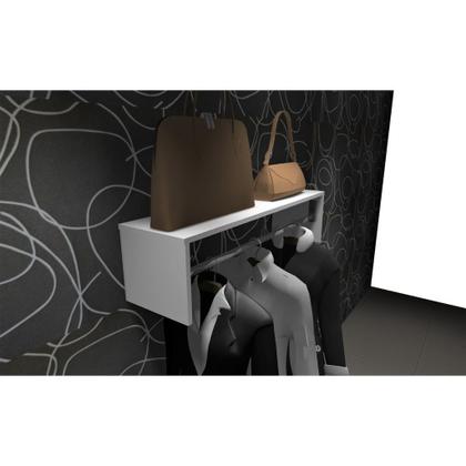 Imagem de Cabideiro de Parede 60 x 30 x 15 cm Kit 2 Peças