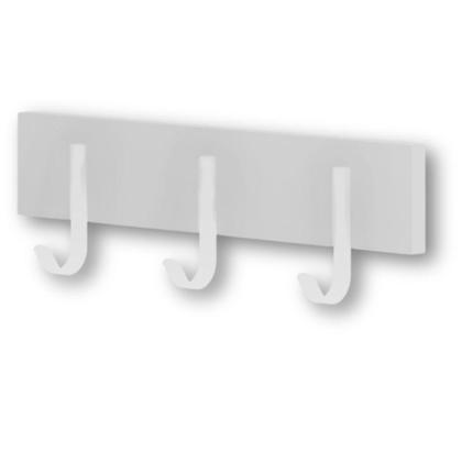 Imagem de Cabideiro De Parede Madeira Industrial Com 3 Ganchos Simples - Pratk