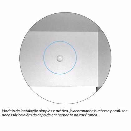 Imagem de Cabideiro De Parede Mancebo Arara De Roupas Com Barra 60x25