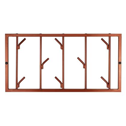 Imagem de Cabideiro de Parede Multiuso Giratório com 8 ganchos Ipê