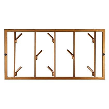 Imagem de Cabideiro de Parede Multiuso Giratório com 8 ganchos Ipê