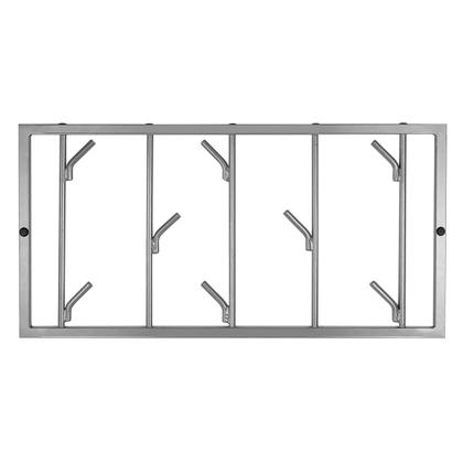 Imagem de Cabideiro de Parede Multiuso Giratório com 8 ganchos Ipê