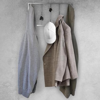 Imagem de Cabideiro de Parede Multiuso Giratório com 8 ganchos Ipê