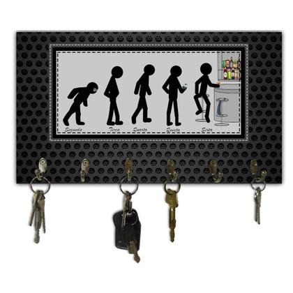 Imagem de Cabideiro De Parede Porta Chaves Toalhas Palito Cerveja Bar