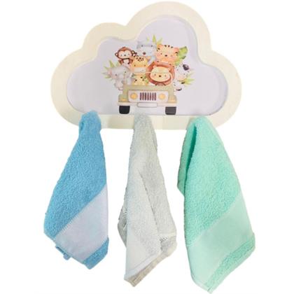 Imagem de Cabideiro Infantil Nuvem Safari Juntos