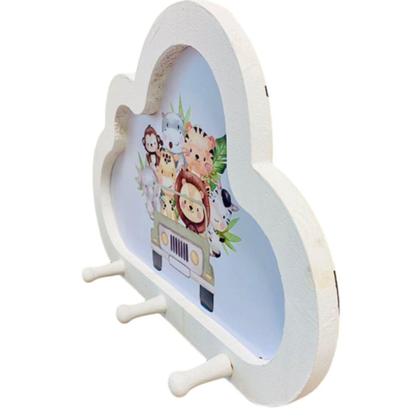 Imagem de Cabideiro Infantil Nuvem Safari Juntos