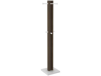 Imagem de Cabideiro Mancebo Az1018 Nogal/Branco - Tecno Mobili