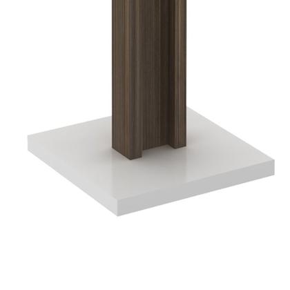 Imagem de Cabideiro Mancebo de Chão Multiuso AZ1018 Branco Nogal Tecno Mobili