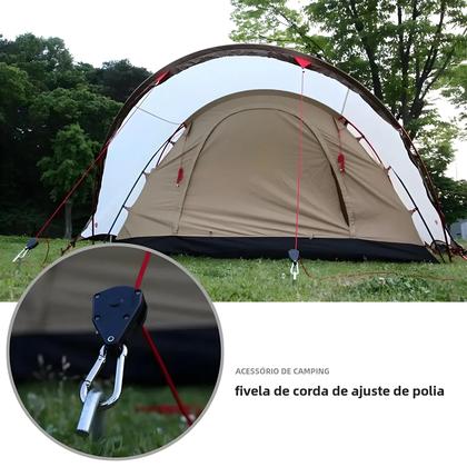 Imagem de Cabides Reforçados Ajustáveis de 8 Polegadas (2 Peças) para Tenda, Planta, Corda e Catraca