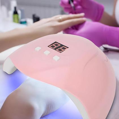 Imagem de Cabine com sensor de movimento, Led/uv Sun5 Digital 48w Bivolt Sun Unhas Gel Acrígel